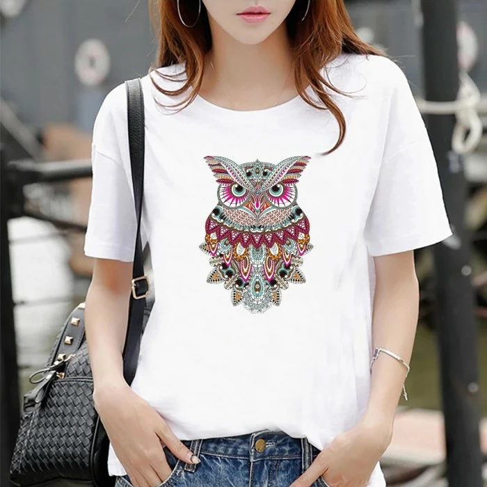batik kaos bergambar burung