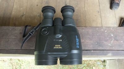 high definition binoculars with extra dispersion lenses Canon 15×50 IS UD birding binoculars.