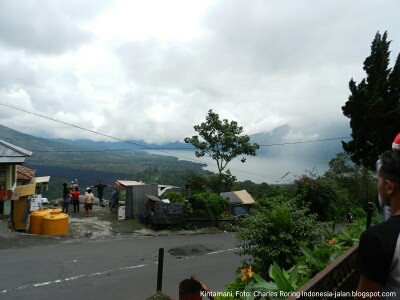 Beautiful Landscape View of Kintamani that overlooks Lake Batur - Bali