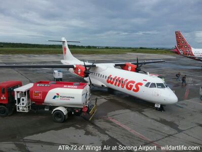 Wings Air operates ATR72-600 passenger planes.