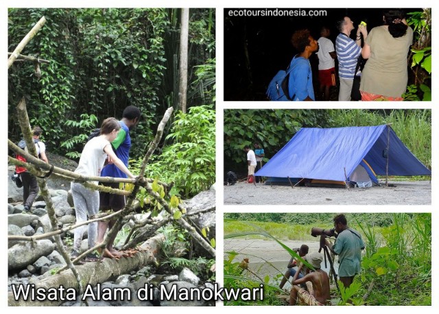 Aktivitas wisatawan di Manokwari